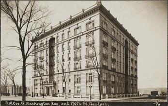 S.W. Cor. Ft. Washington Ave, and 179th St., New York.
