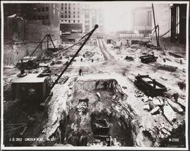41st St. Side [Lincoln Building construction.]