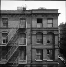 [Wooster street façade of 482 Broome Street.]