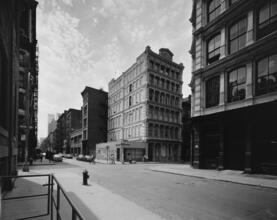 [112-114 Prince Street building at the intersection of Greene Street.]