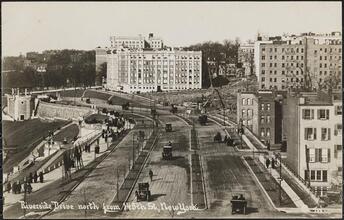 Riverside Drive north from 145th St., New York.