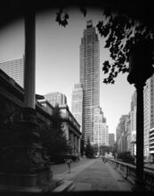[Looking north from the main branch of New York Public Library to 500 Fifth Avenue.]