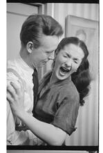 Show Girl [Rosemary Williams embracing a man.]