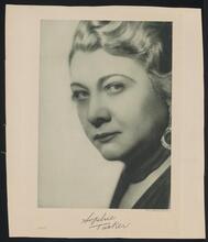 [Sophie Tucker.]