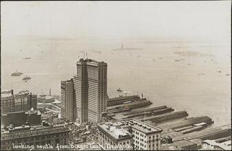 Looking south from Singer Tower, New York.