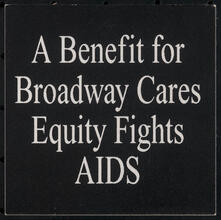 A Benefit for Broadway Cares Equity Fights AIDS