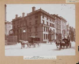 [The C. T. Yerkes Residence on the Southeast Corner of 5th Ave. and 68th St.]
