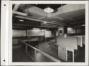 [Eleven views of empty civil defense offices.]