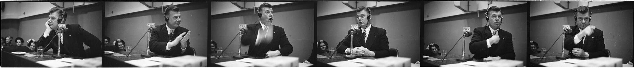 Arthur Godfrey [Godfrey hosting his radio show.]