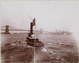 East River Above Brooklyn Bridge.