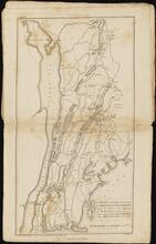 A Plan of the Country from Frogspoint to Croton River showing the Positions of the American and British Armies from the 12th of October 1776 until the Engagement on the White Plains on the 28th