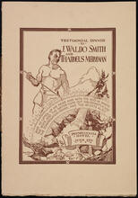 Testimonial Dinner to J. Waldo Smith and Thaddeus Merriman