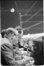 Madison Square Garden - Fight Night [Sports commentators.]