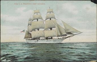 The U.S. Training Ship Severin.