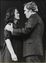 [Colleen Dewhurst as Josie Hogan and Jason Robards as James Tyrone, Jr. in "A Moon for the Misbegotten".]