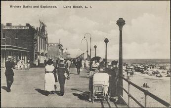 Riviera Baths and Esplanade.  Long Beach, L.I.