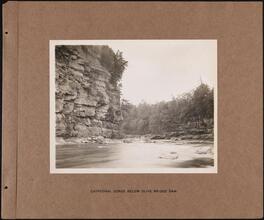 Cathedral Gorge Below Olive Bridge Dam [Catskill System.]