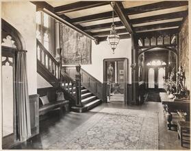 S. C. Millett Residence, Irvington, N.Y. Entrance hall