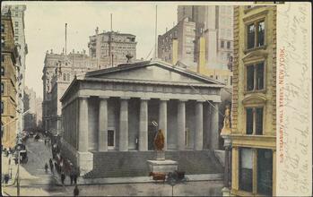 Treasury, Wall Street, New York.