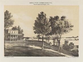 Harris' Point (Horen's Hook 1776) Wards Island and Hellgate, 1859.