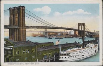 Brooklyn Bridge, New York City.