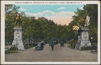 Ocean Parkway, Entrance to Prospect Park, Brooklyn, N. Y.