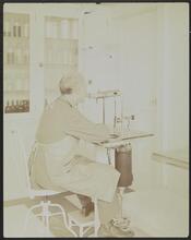 Hospital, Dr. Muir's Inhalatorium, portrait of doctor.