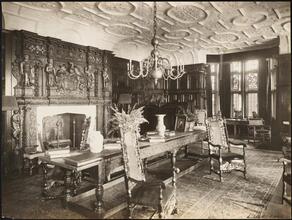 [Interior, parlor or study.]