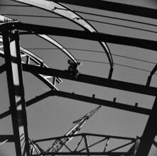 [Construction of the New York World's Fair site.]