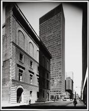 [Racquet and Tennis Club and the Seagram Building.]