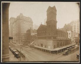 St. Bartholomew's Church, Street Scene, Madison Ave. West Side of Block Between 43rd & 44th St. from 44th St.