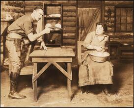 [John Barrymore as George MacFarland and Mary Young as Dolly in "Believe Me Xantippe".]
