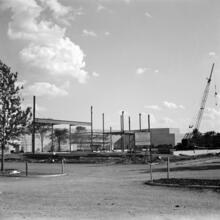 [Construction of the Beech-Nut building, New York World's Fair site.]