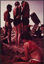 Untitled [Coney Island beach.]
