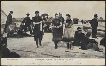 Bathing Scene at Coney Island.