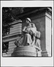 ["Courage" statue, Firemen's Memorial.]