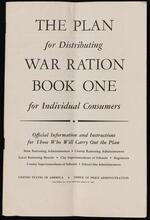 The Plan for Distributing War Ration Book One for Individual Consumers