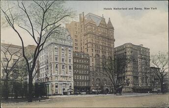 Hotels Netherland and Savoy, New York