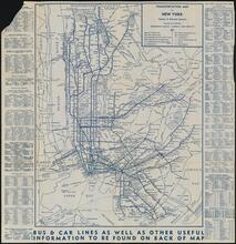 Transportation Map of New York