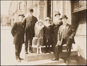[Al Smith with his family.]