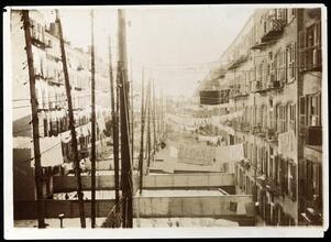 The Old Style of Tenements, with Yards.
