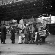 Hot Dogs under the Elevated Train.