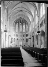 Riverside Church. General to chancel from left.