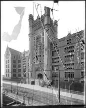 East 166th Street and Boston Road. Morris High School.