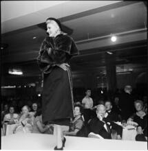 Gimbels Fashion Show [Woman modeling outfit.]