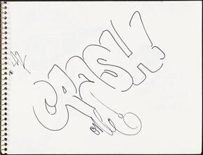 CRASH! [Page in LA 2's piece book.]
