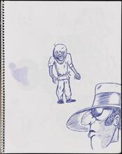 [Page from Daze's sketchbook.]
