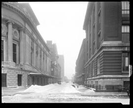 41-42 West 63rd Street. From Central Park West looking west through 63rd Street to Broadway.