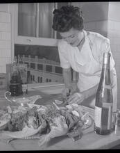 Marcia Davenport preparing lobster