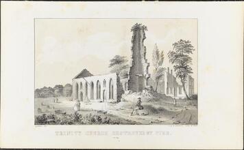 Trinity Church Destroyed by Fire.